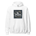 She Persisted typography with floral wreath Hoodie front view — Wandering With Pride