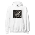 snake coiled around a skull surrounded by electrical sparks Hoodie front view — Wandering With Pride