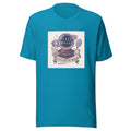 crystal ball surrounded by queer symbols and tarot cards Tee front view — Wandering With Pride