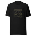Typography with 'PERFORMATIVE MALE STARTER PACK' text Tee front view — Wandering With Pride