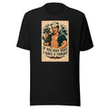 Cartoon sailor with exaggerated tongue and anchor Tee front view — Wandering With Pride