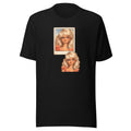 abstract geometric pattern with rainbow hues Tee front view — Wandering With Pride