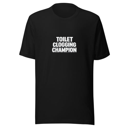toilet with crown illustration Tee front view — Wandering With Pride