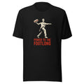 black-and-white illustration of a man in a suit holding a baton, with 'POWER TO THE PEOPLE' text below Tee front view — Wandering With Pride