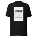 It's Just Math illustration with eye replaced by math symbol Tee front view — Wandering With Pride