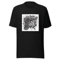 hand-drawn handgun with 'DEFEND NY DEPOSE' slogan Tee front view — Wandering With Pride