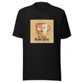 anthropomorphic coffee cup with face illustration Tee front view — Wandering With Pride