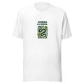 'Chinga La Migra' typography slogan Tee front view — Wandering With Pride