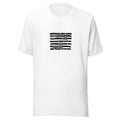 Everything is fine. Trust your government. typography Tee front view — Wandering With Pride