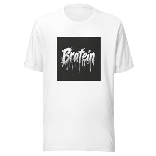 Brotein graffiti typography Tee front view — Wandering With Pride