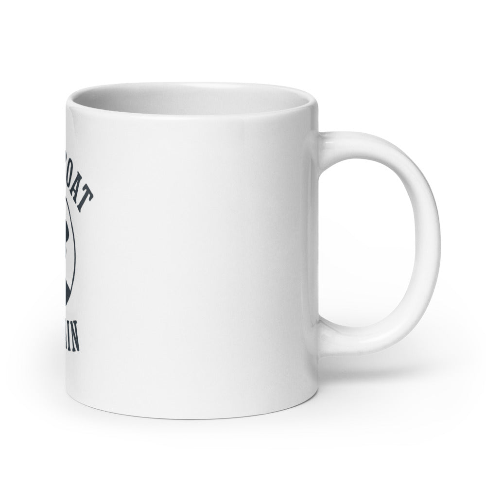 Monochromatic bearded man in flat cap 11oz Mug front view — Wandering With Pride