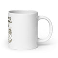 Typography with 'PERFORMATIVE MALE STARTER PACK' text 11oz Mug front view — Wandering With Pride